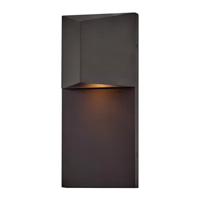 Hinkley Outdoor Treva Small Wall Mount Lantern 12" Dark Oxidized Brass