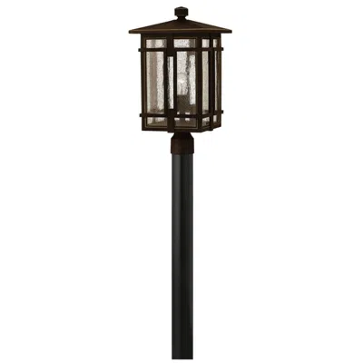 Hinkley Outdoor Tucker Medium Post Top Lantern 20.5" Oil Rubbed Bronze