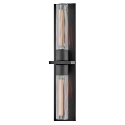 Hinkley Outdoor Voight Large Wall Mount Lantern 27.25" Black