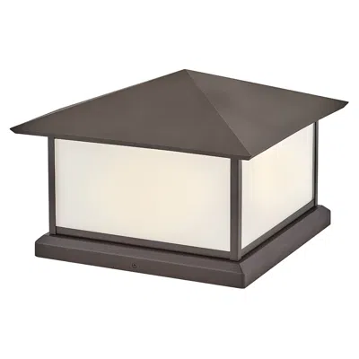 Hinkley Outdoor Walter Large Pier Mount 12v 15" Textured Oil Rubbed Bronze
