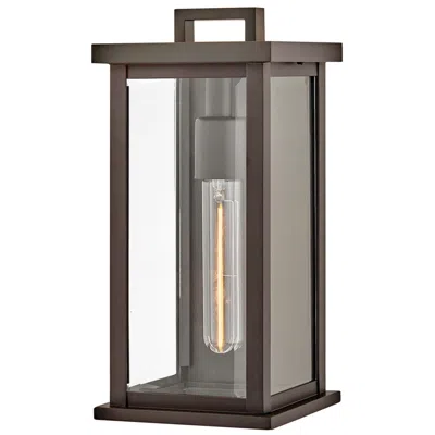 Hinkley Outdoor Weymouth Small Wall Mount Lantern 13.25" Oil Rubbed Bronze