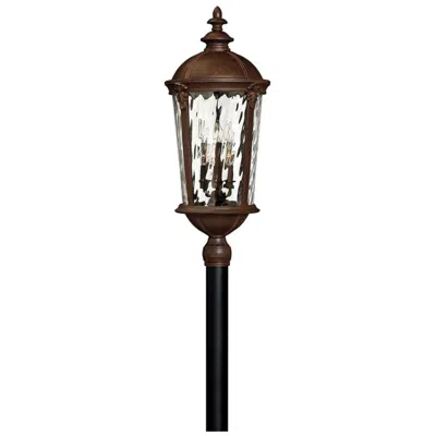Hinkley Outdoor Windsor Extra Large Post Top Lantern 34.75" River Rock