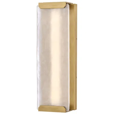 Hinkley Outdoor Zayde Large Wall Mount Lantern 8" Heritage Brass