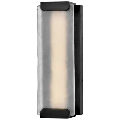 Hinkley Outdoor Zayde Medium Wall Mount Lantern 6" Black