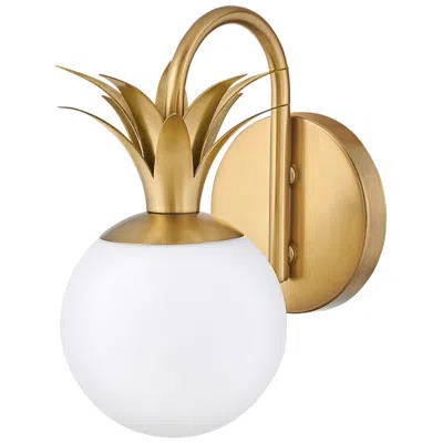 Hinkley Palma 10 1/2" High Heritage Brass Wall Sconce