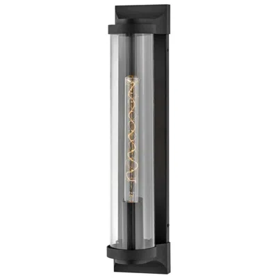 Hinkley Pearson 22" High Textured Black Outdoor Wall Light
