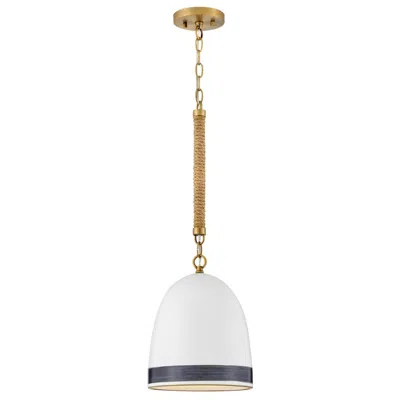 Hinkley Pendant Nash Small Pendant Heritage Brass With Black Accents