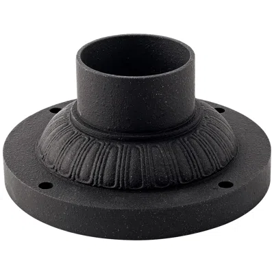 Hinkley Pier Mount Fitter - Decorative Base In Vintage Black