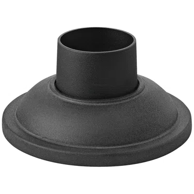 Hinkley Pier Mount Fitter - Smooth Base In Mushroom Black