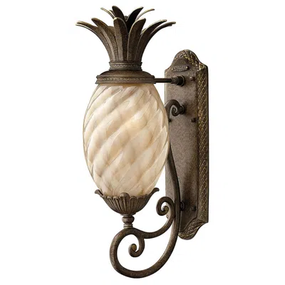 Hinkley Plantation 22" High Pearl Bronze Outdoor Wall Light