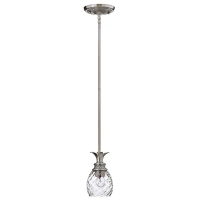 Hinkley Plantation 5" Wide Polished Nickel Pineapple Mini Pendant