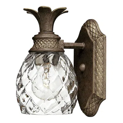 Hinkley Plantation-single Light 8" High Pearl Bronze Wall Light