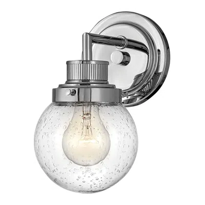Hinkley Poppy 9 1/2" High Chrome Wall Sconce By  Lighting