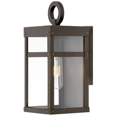 Hinkley Porter 13"h Oil-rubbed Bronze Led Outdoor Wall Light