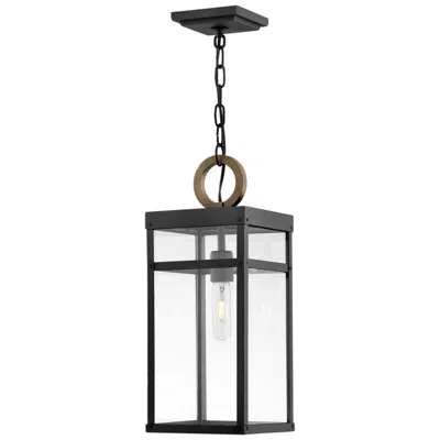 Hinkley Porter 19" High Black Led Outdoor Hanging Light
