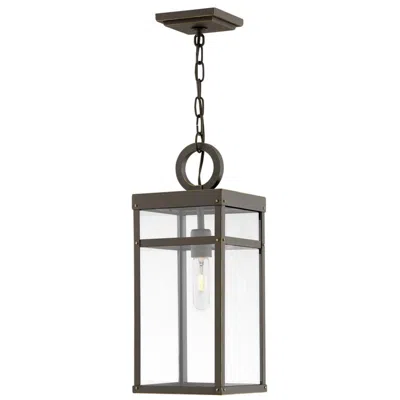 Hinkley Porter 19"h Oil-rubbed Bronze Outdoor Hanging Light