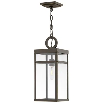Hinkley Porter 19"h Oil-rubbed Bronze Outdoor Hanging Light