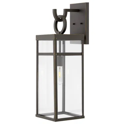 Hinkley Porter 25" High Oil-rubbed Bronze Outdoor Wall Light