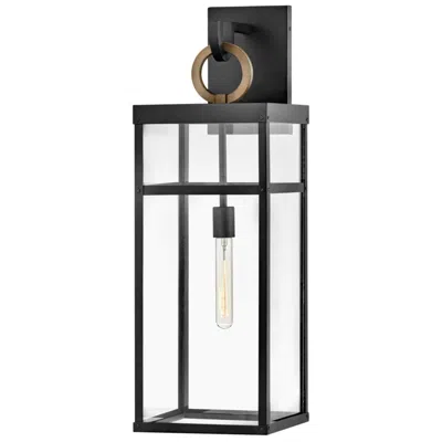 Hinkley Porter 29" High Black Led Outdoor Wall Light