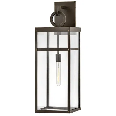 Hinkley Porter 29" High Oil-rubbed Bronze Outdoor Wall Light