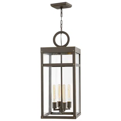 Hinkley Porter 31 1/4" High Oil-rubbed Bronze Outdoor Hanging Light