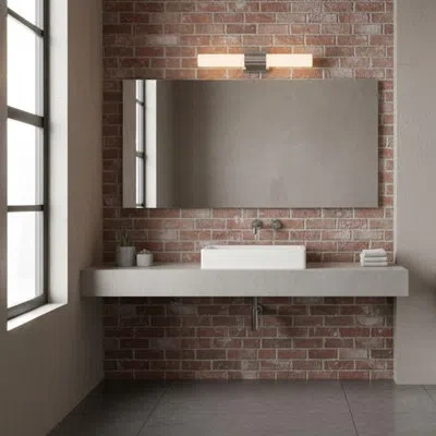Hinkley Portia 24.5" Integrated Led Bath Vanity Fixture W/ Etched Opal Glass In Brushed Nickel