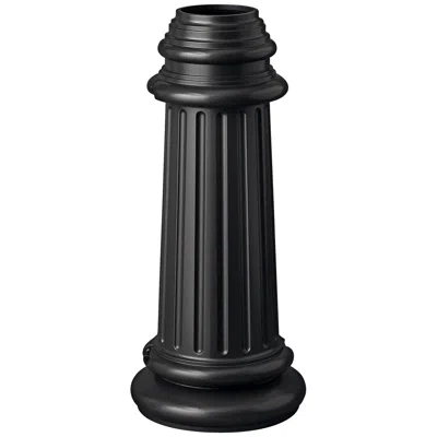 Hinkley Post Base Pier And Post Accessory 18 1/4" High In Black
