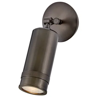 Hinkley Pratt 12 1/2" High Black Oxide Outdoor Wall Light