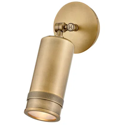 Hinkley Pratt 12 1/2" High Heritage Brass Outdoor Wall Light