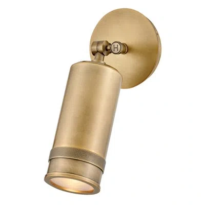 Hinkley Pratt 12.5" Aluminum Pivotable Wall Mount Lantern In Heritage Brass