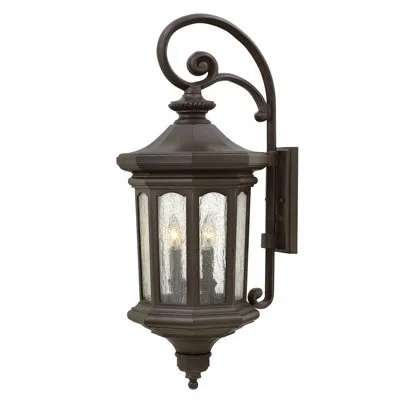 Hinkley Raley 4-light Outdoor Wall Lantern In Oil Rubbed Bronze