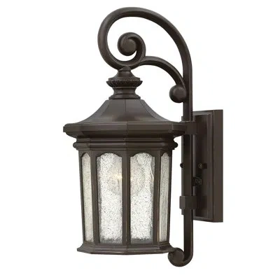 Hinkley Raley Outdoor Wall Lantern In Oil Rubbed Bronze