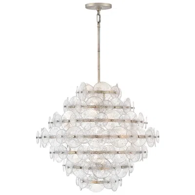 Hinkley Rene 30 1/2" Wide Glacial Multi-tiered Chandelier
