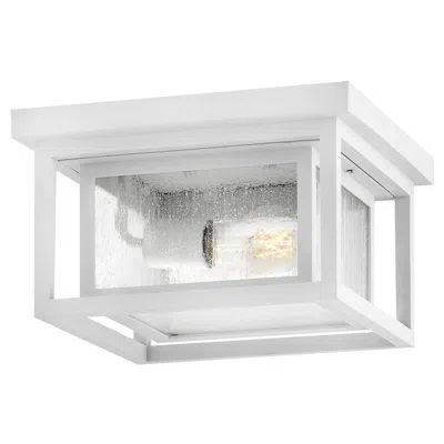 Hinkley Republic 11" Wide White Outdoor Ceiling Light