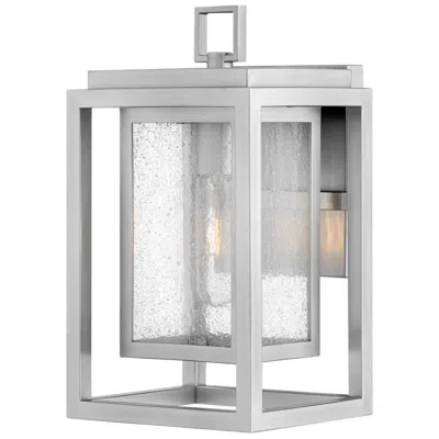 Hinkley Republic 12" High Satin Nickel Outdoor Wall Light