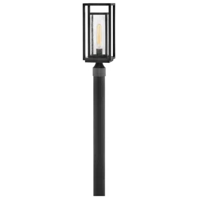 Hinkley Republic 17" High Rectangular Black Outdoor Post Light