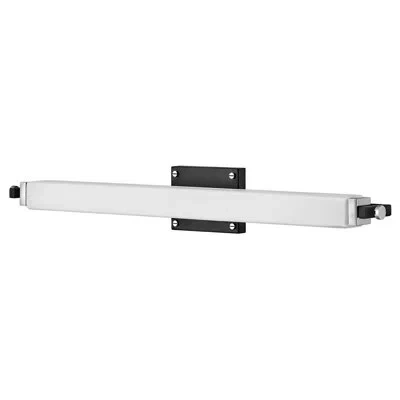 Hinkley Rollins 30.5" Integrated Led Bath Vanity Sconce In Black,chrome