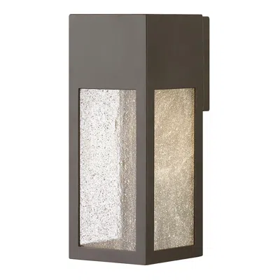 Hinkley Rook 12"h Bronze Rectangular Led Outdoor Wall Light