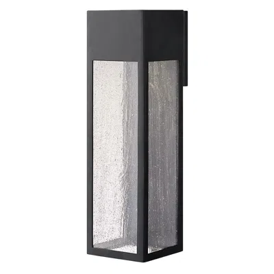Hinkley Rook 20" High Satin Black Rectangular Led Outdoor Wall Light