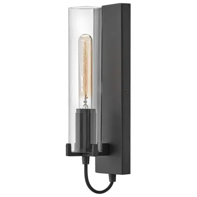 Hinkley Ryden 16 1/4" High Black Led Wall Sconce