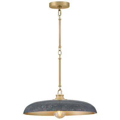 Hinkley Sadie Medium Dome Pendant 18" Lacquered Brass