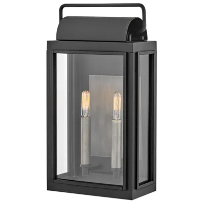Hinkley Sag Harbor 16 1/2" High Black Outdoor Wall Light