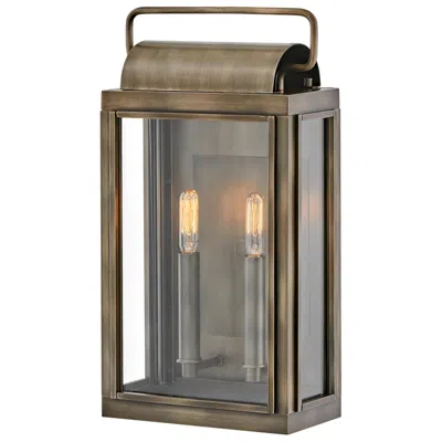 Hinkley Sag Harbor 16 1/2" High Burnished Bronze Outdoor Wall Light