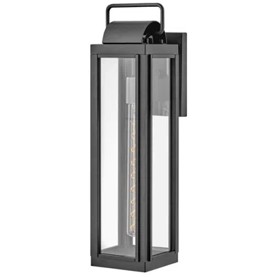 Hinkley Sag Harbor 21 1/4" High Black Outdoor Wall Light