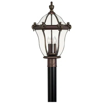 Hinkley San Clemente 22 1/4" High Copper Bronze Outdoor Post Light