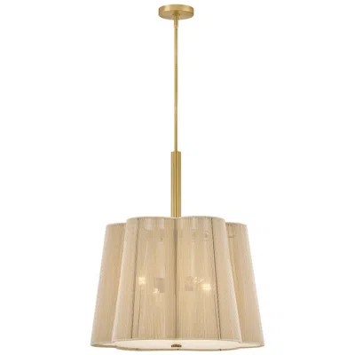 Hinkley Sasha Medium Chandelier 24" Lacquered Brass