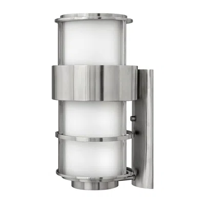 Hinkley Saturn Steel 20 1/4" High Outdoor Wall Light