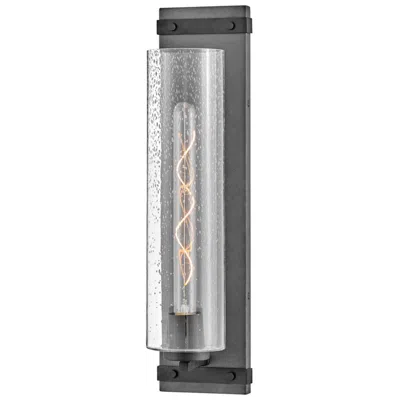 Hinkley Sawyer 20" High Aged Zinc Led Wall Sconce