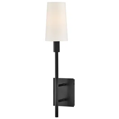 Hinkley Sconce Fenwick Large Sconce 5" Black