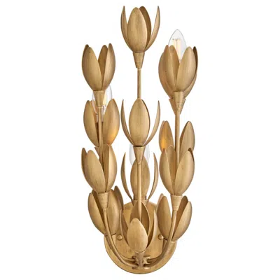 Hinkley Sconce Flora Medium Sconce 7" Burnished Gold